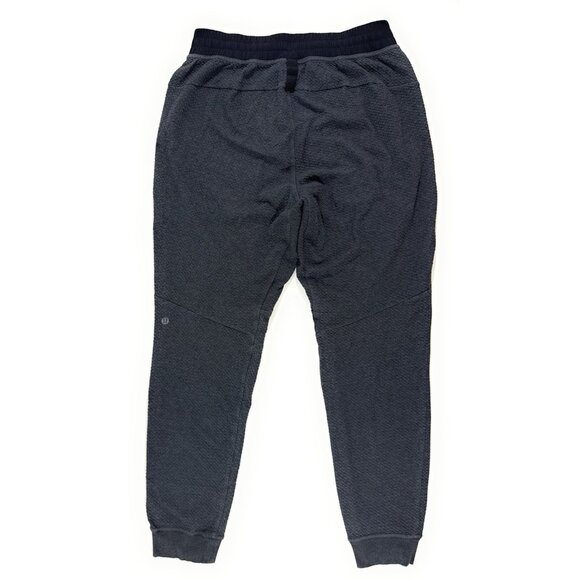 Lululemon Mens At Ease Jogger Textured Double Knit Pants Size M Cotton Stretch - Picture 5 of 8